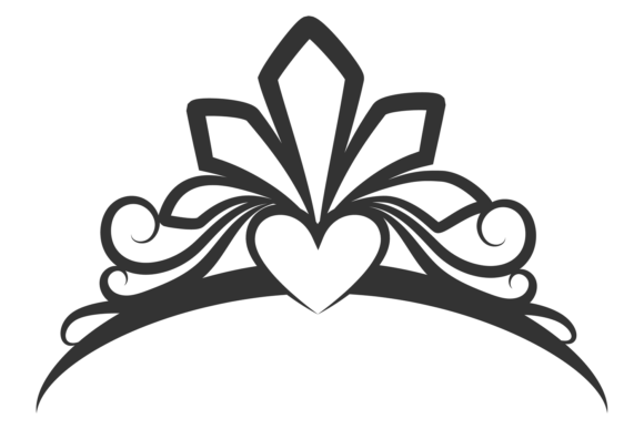 Beautiful Tiara Silhouette. Decorative H: A Strategic Tool for Creative and Professional Success