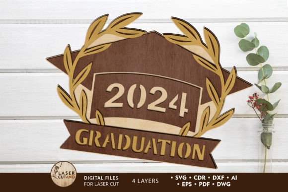 Decorative Graduation 2024 Cut Template: A Practical Guide for Laser and CNC Users