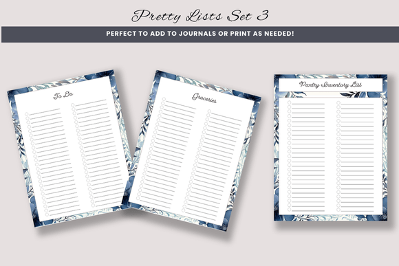 Decorative Lists Set 3: A Creative Toolkit