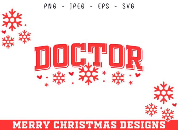 Doctor Christmas Decorative Profession: A Festive Design Asset