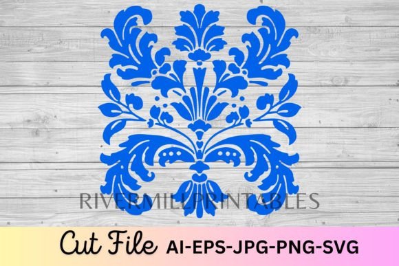 Elegant Floral Ornament SVG for Creative Projects