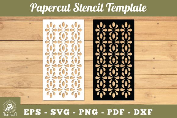 Elevate Your Crafts with Decorative Papercut Stencil SVG 1