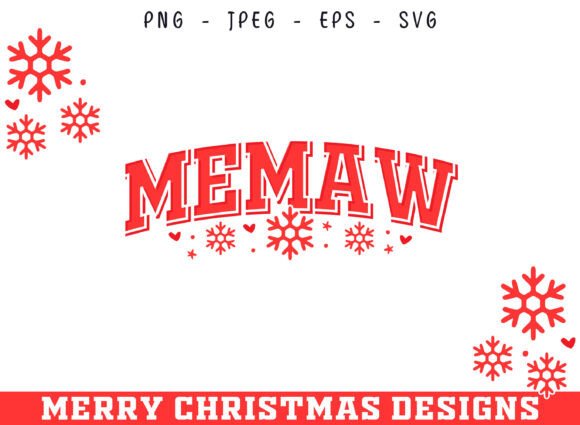 Elevate Your Holiday Crafts with Premium Memaw Christmas SVG Designs