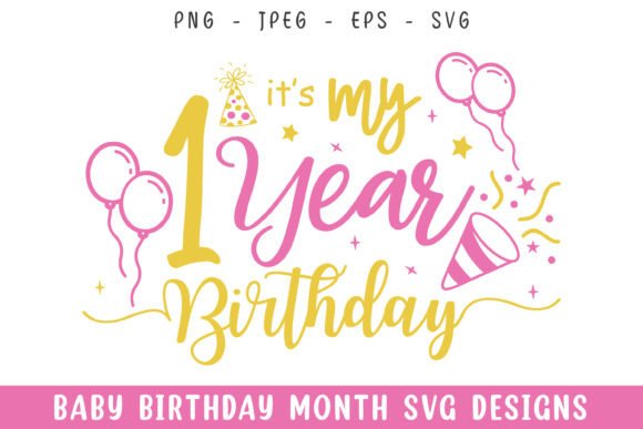 Elevating the First Year: The Strategic Role of Scalable Vector Graphics in Modern Celebration Design