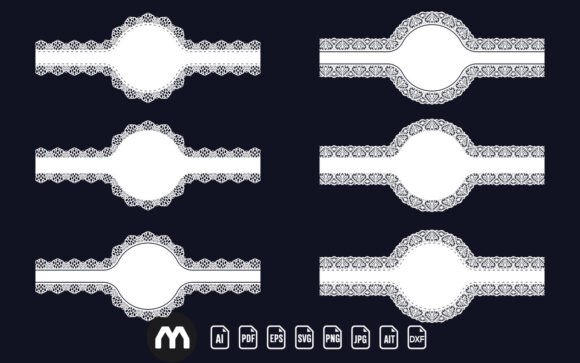 Evaluating the Decorative Circular Border Lace Frame SVG Design Vol-2 for Creative Projects