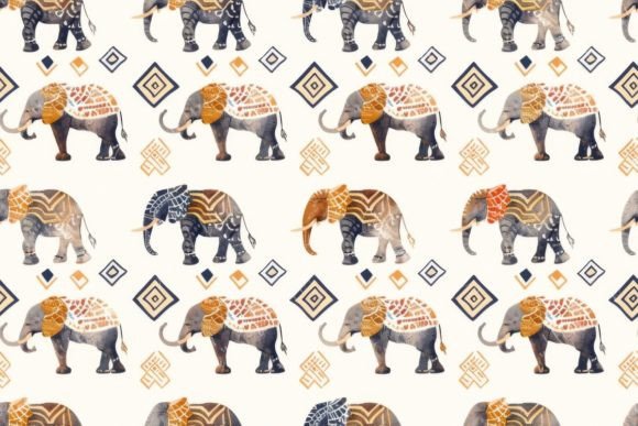 Evaluating the Decorative Elephant Pattern for Professional Design Projects