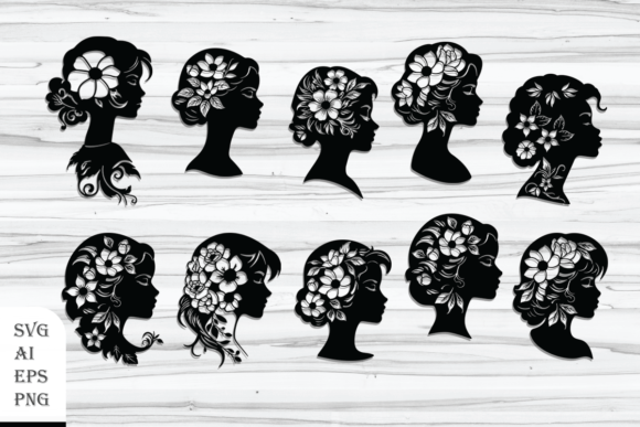 Evaluating the Decorative Set of Women's Heads for Professional and Personal Design Projects