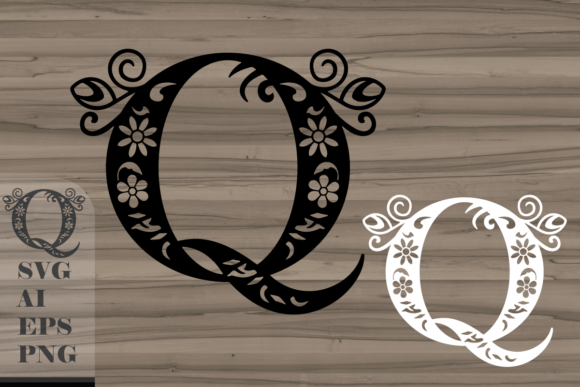 Floral Decorative Letter Q: Design & Uses