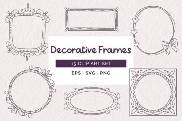 Hand-drawn Decorative Frames: A Practical Asset for Modern Design Workflows