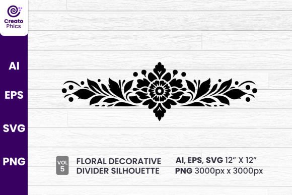 Mastering Design Elegance: A Complete Guide to Floral Decorative Divider Silhouettes
