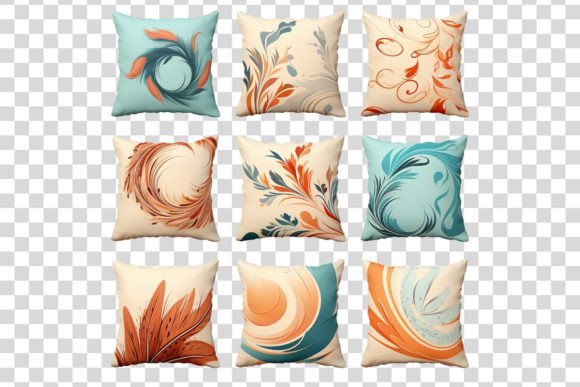 Mastering Interior Visuals with the Decorative Pillows 1 Isolated Image