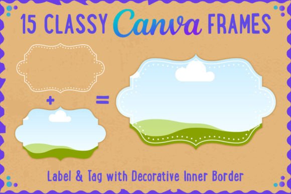 Strategic Visual Framing: Leveraging 15 Canva Frames with Decorative Border for Brand Consistency