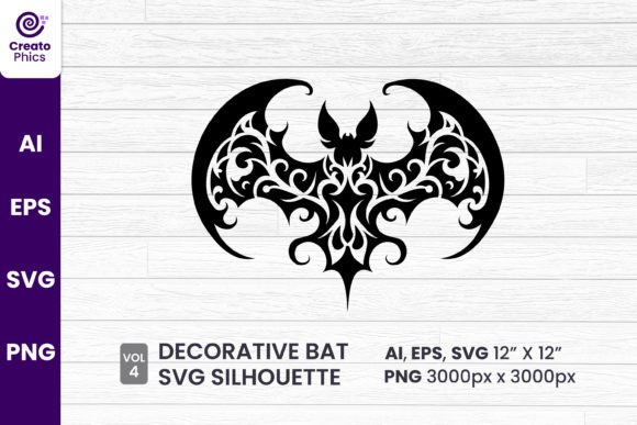 Unlocking Creative Potential with Decorative Bat Silhouette Sublimation 4