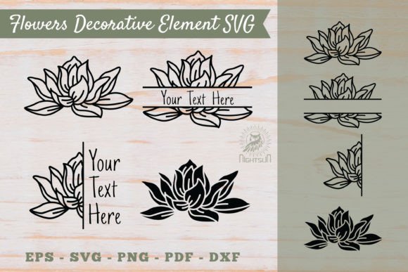 Unlocking Creative Potential with Flowers Decorative Element SVG 9